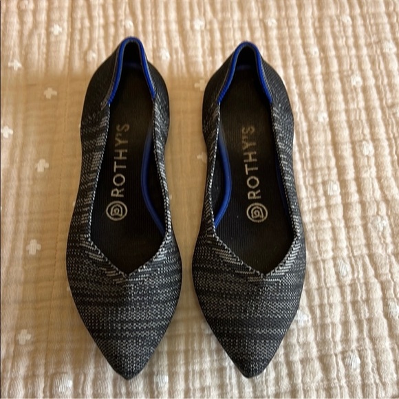 Rothy's Black and Gray Flats - Picture 2 of 7